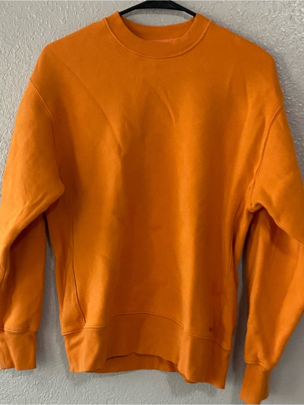 Orange Crewneck Sweatshirt